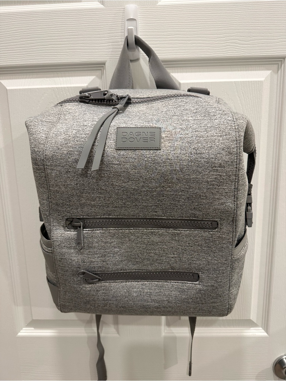 Dagne Dover Indi heather grey diaper bag large